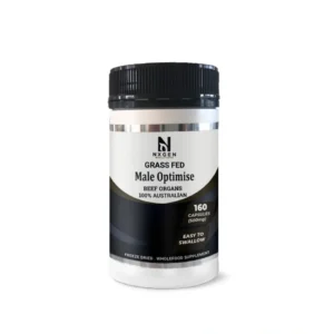 Nxgen Grass Fed Male Optimise with Beef Organs (Testes, Prostate, Heart, Liver, Marrow) 500mg 160 Capsules